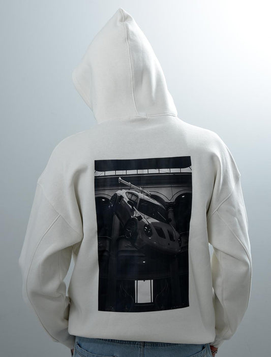 Hoodie |  Porsche (White Hoodie)