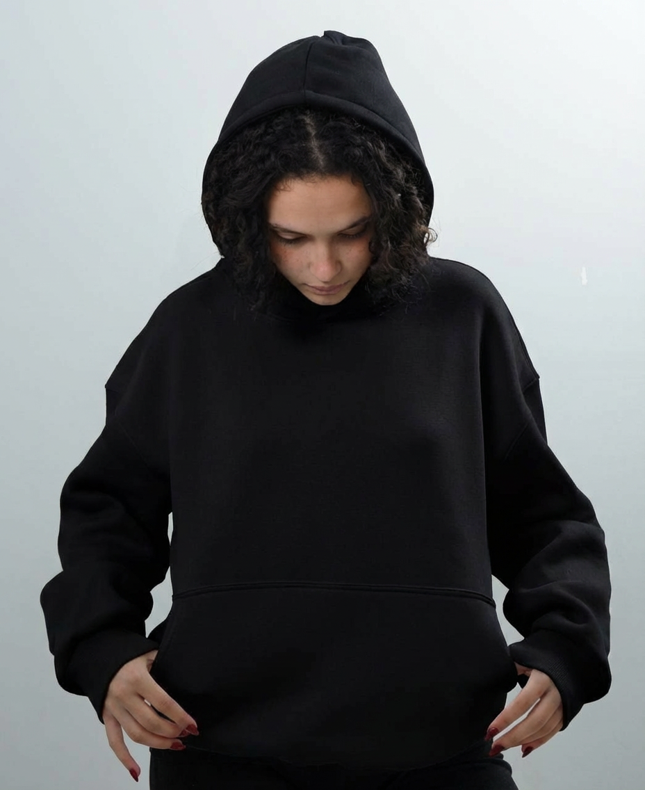 Custom Hoodie | Teddy Bear (Black Hoodie)