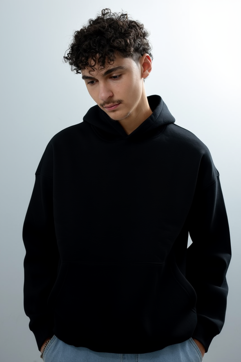 Hoodie | Black Blank