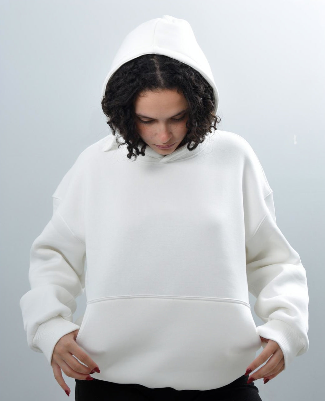 Custom Hoodie |Teddy Bear (White Hoodie)